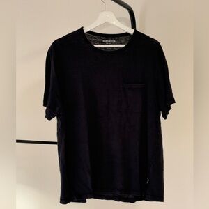 Todd Snyder black linen pocket t-shirt